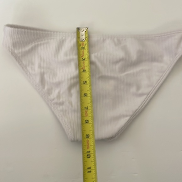 White lined bathing suit - Picture 3 of 4